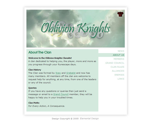 Screenshot of Oblivion Knights